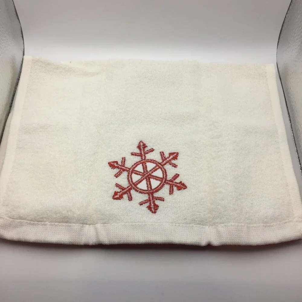 Christmas Conservatory Set 2 Mini Hand Towels 11x17